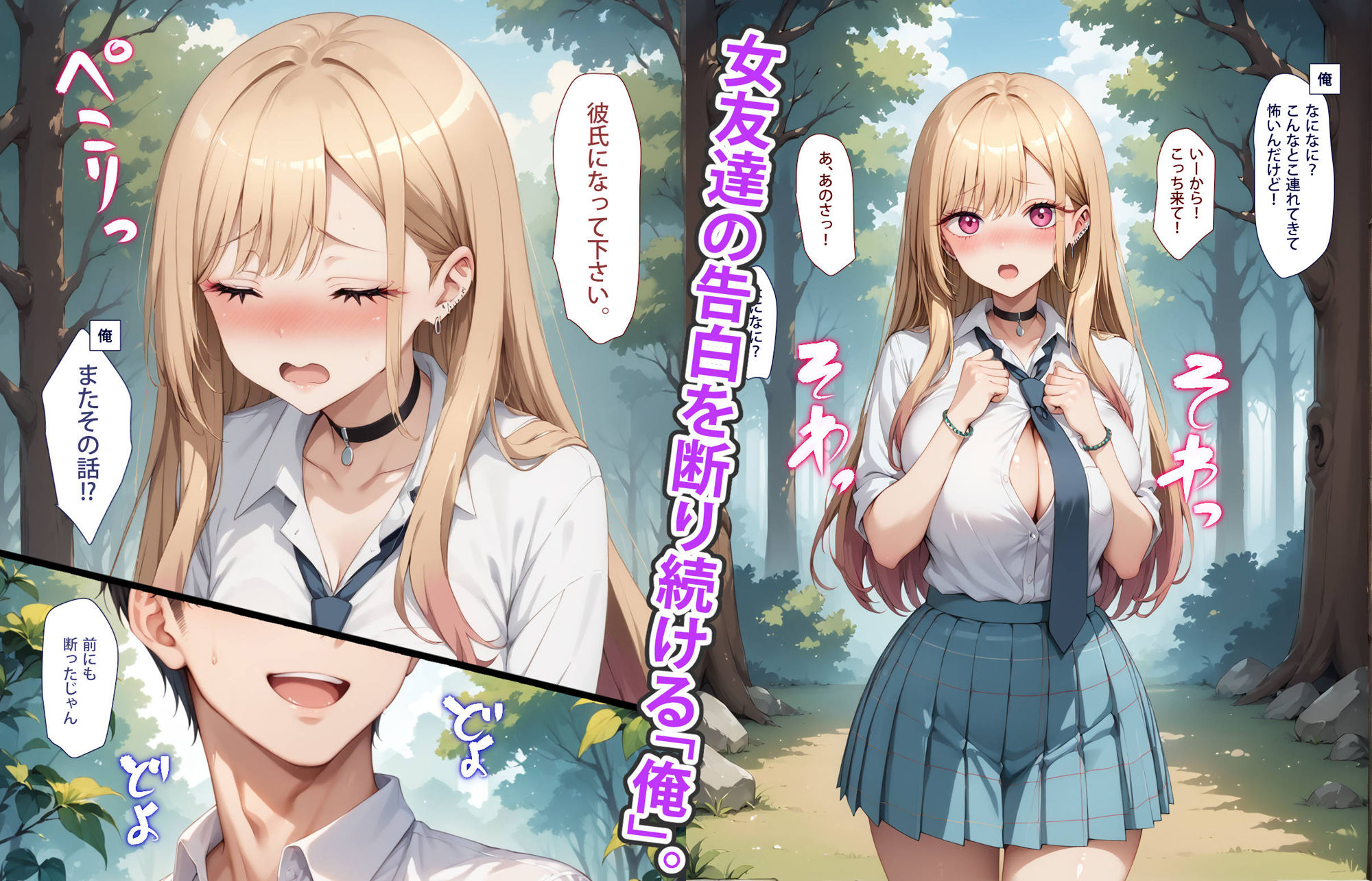 【体験版有】女友達、オナホになる。～喜◯川海夢ちゃんがグイグイ来るだけのお話～ 画像1