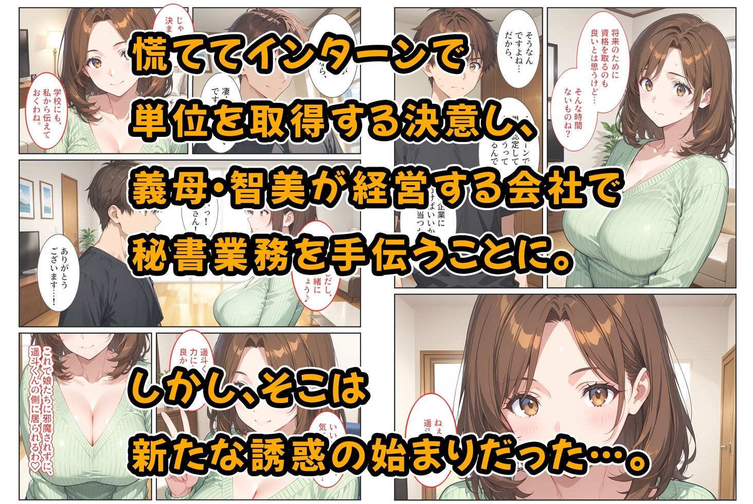 養子になったら爆乳義母と双子義妹に誘惑されて中出しセックスしています！～母娘ハーレム編～ 画像3